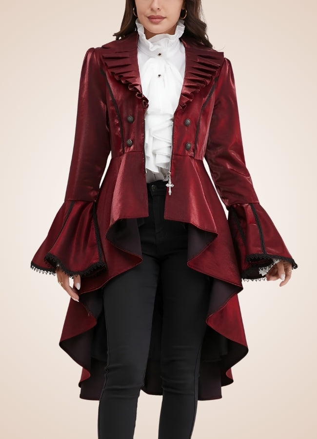 Classic Victorian Steampunk Women's Coat - Steampunk Australia