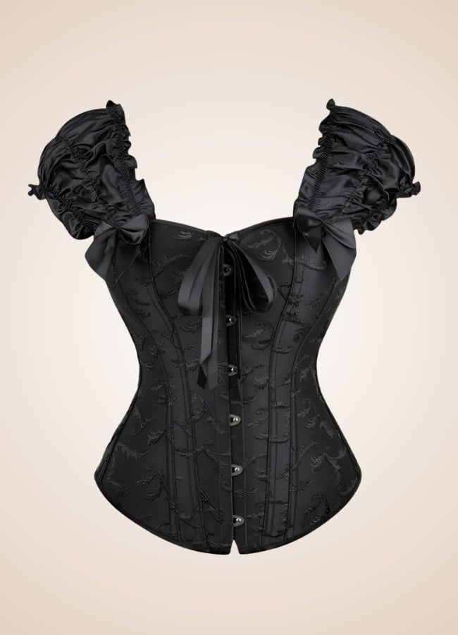 Gothic Steampunk Ruffled Corset - Steampunk Australia