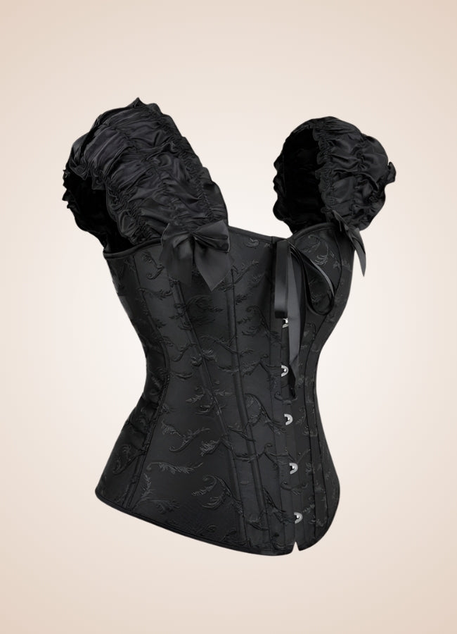 Gothic Steampunk Ruffled Corset - Steampunk Australia