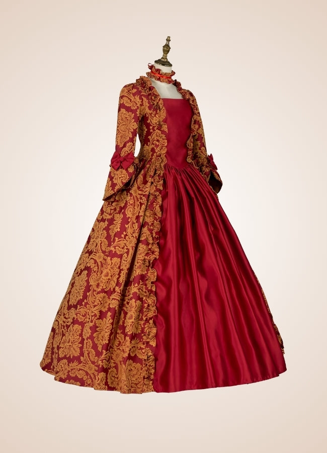 Renaissance Era Victorian Long Dress - Steampunk Australia