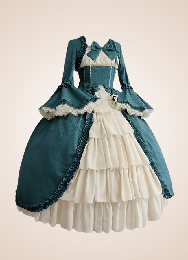 Vintage Victorian Ruffled Steampunk Dress - Steampunk Australia