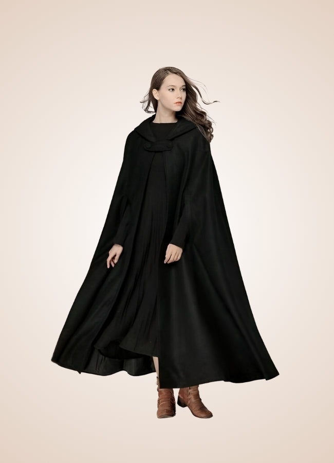 Women's Gothic Victorian Hooded Cape - Steampunk Australia