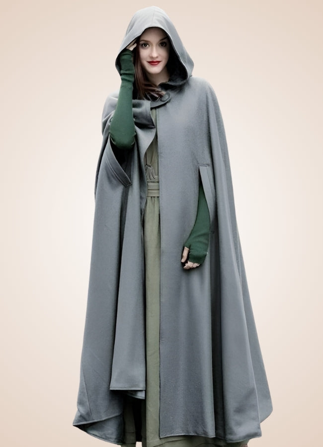 Women's Gothic Victorian Hooded Cape - Steampunk Australia