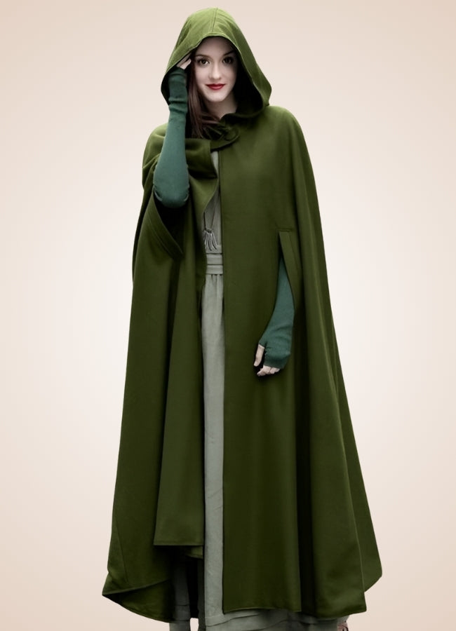 Women's Gothic Victorian Hooded Cape - Steampunk Australia