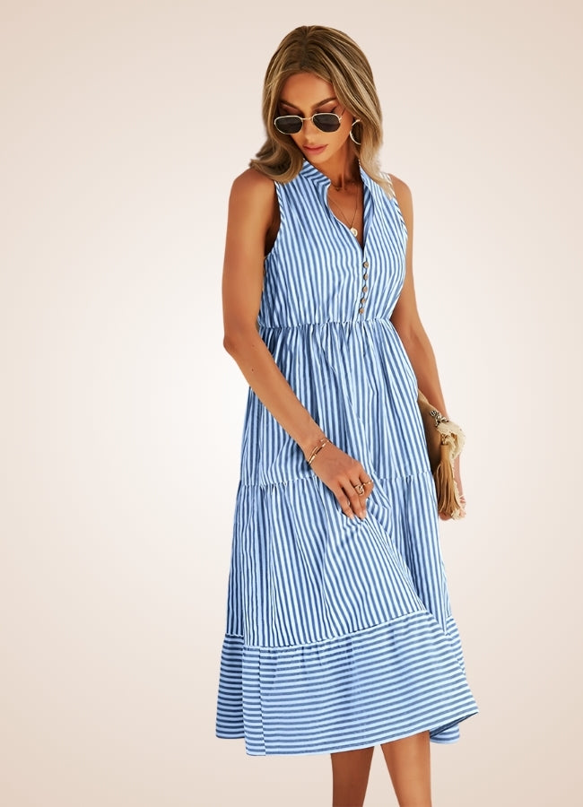 Women's Sleeveless Summer Dress - Steampunk Australia