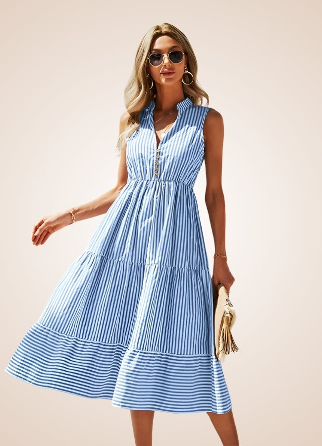 Women's Sleeveless Summer Dress - Steampunk Australia
