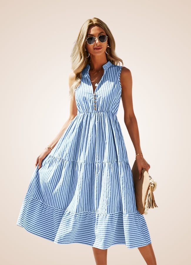 Women's Sleeveless Summer Dress - Steampunk Australia