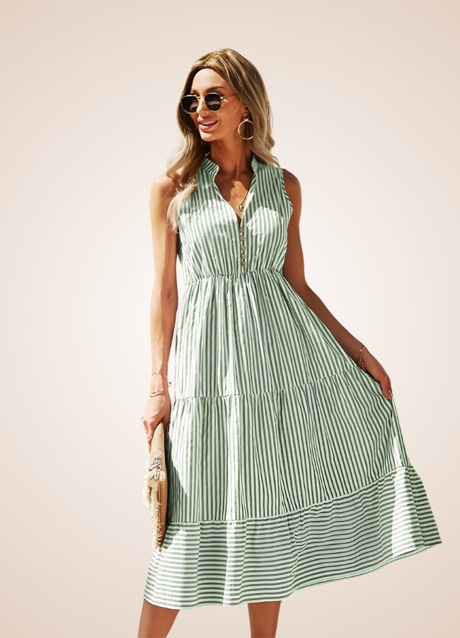 Women's Sleeveless Summer Dress - Steampunk Australia