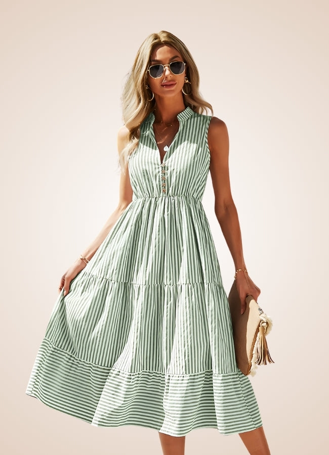 Women's Sleeveless Summer Dress - Steampunk Australia