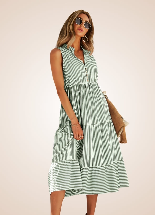 Women's Sleeveless Summer Dress - Steampunk Australia