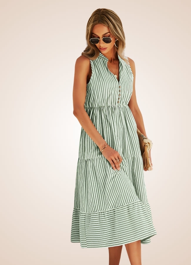 Women's Sleeveless Summer Dress - Steampunk Australia