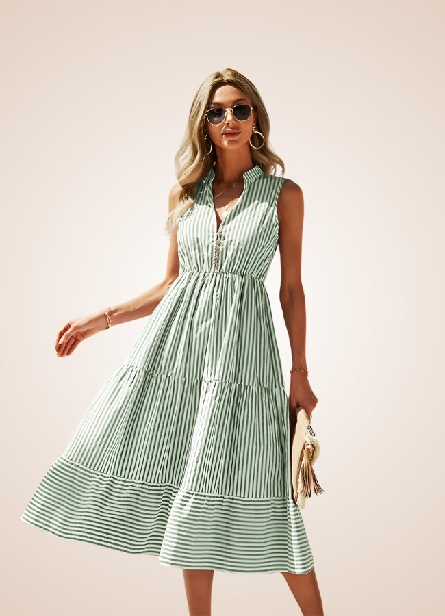 Women's Sleeveless Summer Dress - Steampunk Australia
