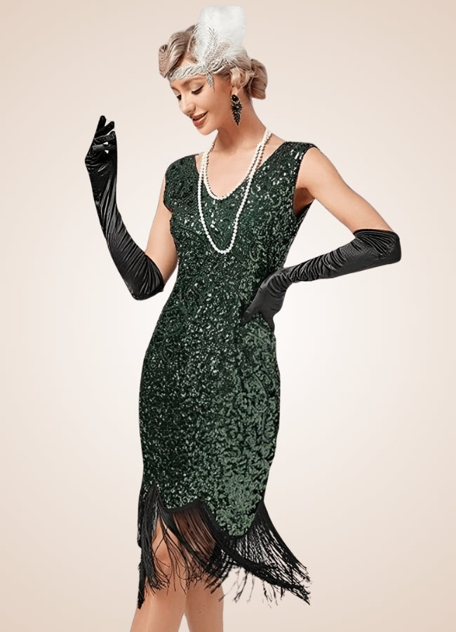 Women's Steampunk Sequin Dress - Steampunk Australia
