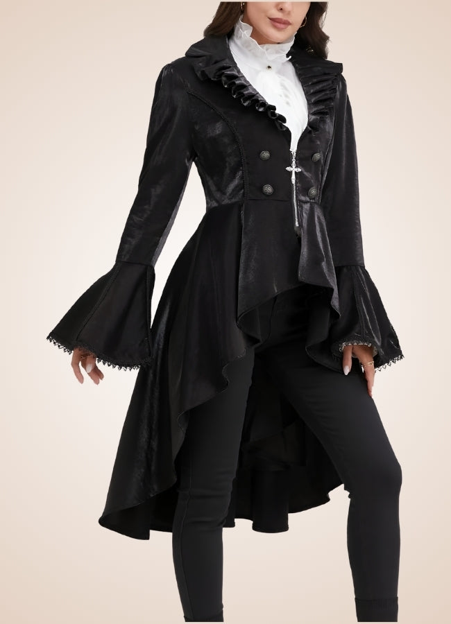 Classic Victorian Steampunk Women's Coat - Steampunk Australia