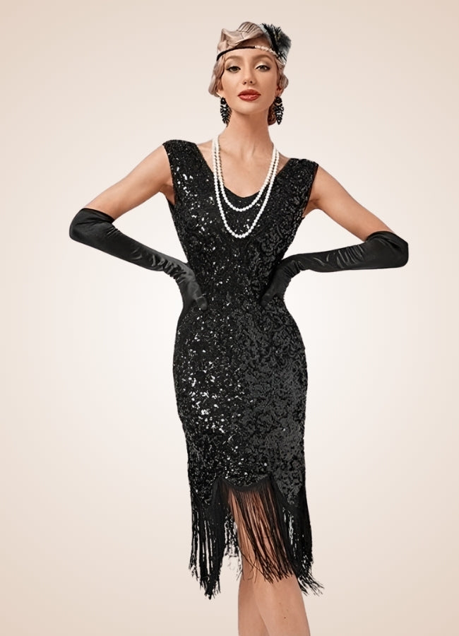 Women's Steampunk Sequin Dress - Steampunk Australia